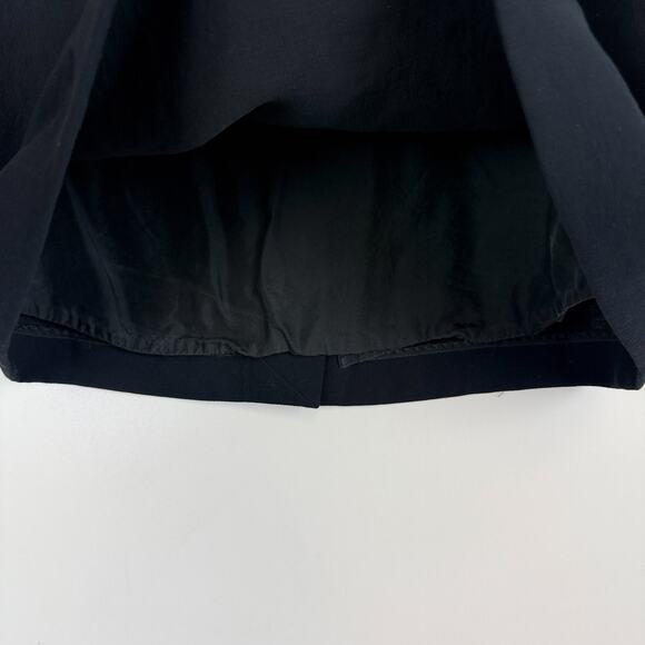 Wilfred Aritzia Button Front Mini Skirt Black Dressy Polyester - 8 - Picture 4 of 9